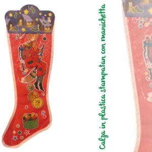 PEP CALZA IN PLASTICA STAMPATA C/MANICHETTA CM.40 PZ.12 - immagine 1