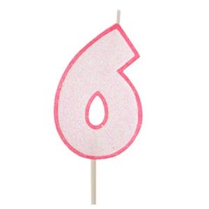 MOD CANDELINA ROSA N.6 GLITT PZ.1 - immagine 1