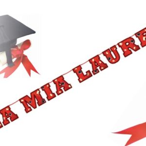 GGG KIT SCRITTA MAXI LA MIA LAUREA MT.6 - immagine 1