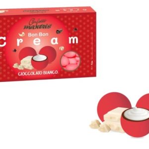 ITA CONFETTI BON BON CREAM CIOCC. BIANCO ROSSI S/G GR900 - immagine 1