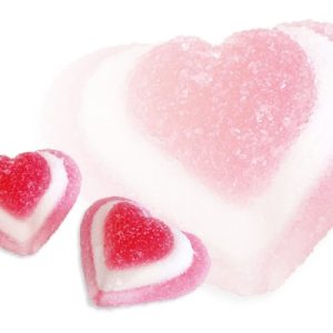 FIN CUORI ROSA TRICOLORE S/G KG. 1 - immagine 1