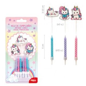 DEK CANDELINE UNICORNO 2 D - CONF. DA 12+3 - immagine 1
