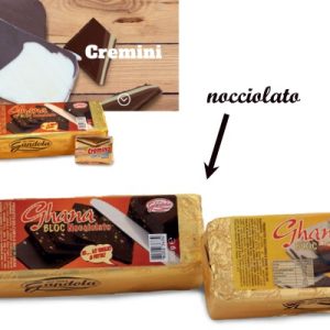 GAN BLOCCO CIOCCOLATA DA AFFETTARE NOCCIOLATO GR500 - immagine 1