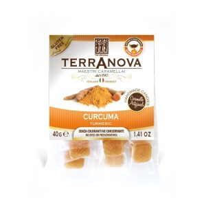 TER BUSTINA CARAMELLE ARTIGIANALI CURCUMA S/G GR.40 - immagine 1