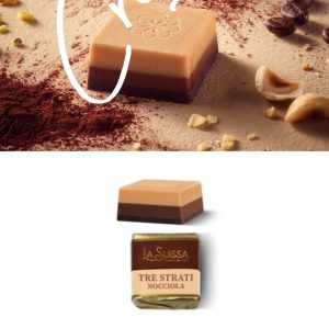 LAS CIOCCOLATINI CREMINI TRE STRATI NOCCIOLA S/G KG.1 - immagine 1