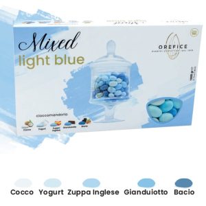 ORE CONFETTI RIPIENI SFUMATI AZZURRI KG.1 - immagine 1