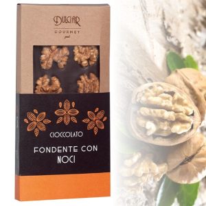DUC TAV. FONDENTE CON NOCI GOURMET S/G GR100 - immagine 1
