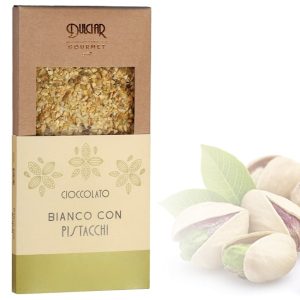 DUC TAV. CIOCC. BIANCO CON PISTACCHI GOURMET S/G GR100 - immagine 1