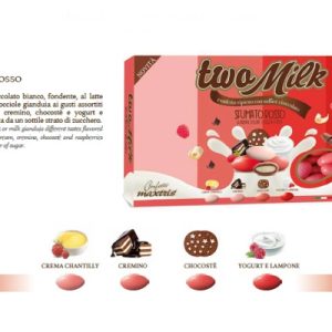 ITA CONFETTI TWO MILK SFUMATI ROSSI S/G KG.1 - immagine 1