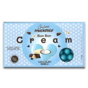 ITA CONFETTI BON BON CREAM CELESTI (CIOCC BIANCO) S/G GR900 - immagine 1