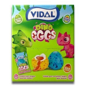 VID CHICLE DINO EGGS SOUR FLAVOUR S/G PZ200 - immagine 1