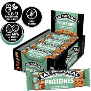 FER EAT NATURAL PROTEIN ARACHIDI, MANDORLE E CARAMELLO SALATO S/G GR40 X PZ 12 - immagine 1