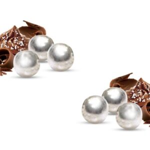 PAP PERLE AL CIOCCOLATO ARGENTATE S/G GR500 - immagine 1