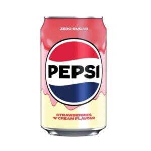 USA LATTINA PEPSI FRAGOLA E PANNA ZERO ZUCCHERI CL 33 - immagine 1