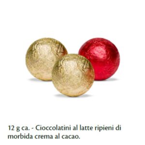 LAS CIOCCOLATINI SFERE ORO E ROSSE S/G KG.1 - immagine 1