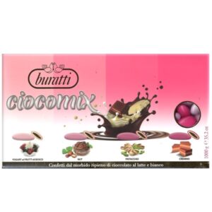 BUR CONFETTI CIOCOMIX SFUMATI ROSA S/G KG.1 - immagine 1